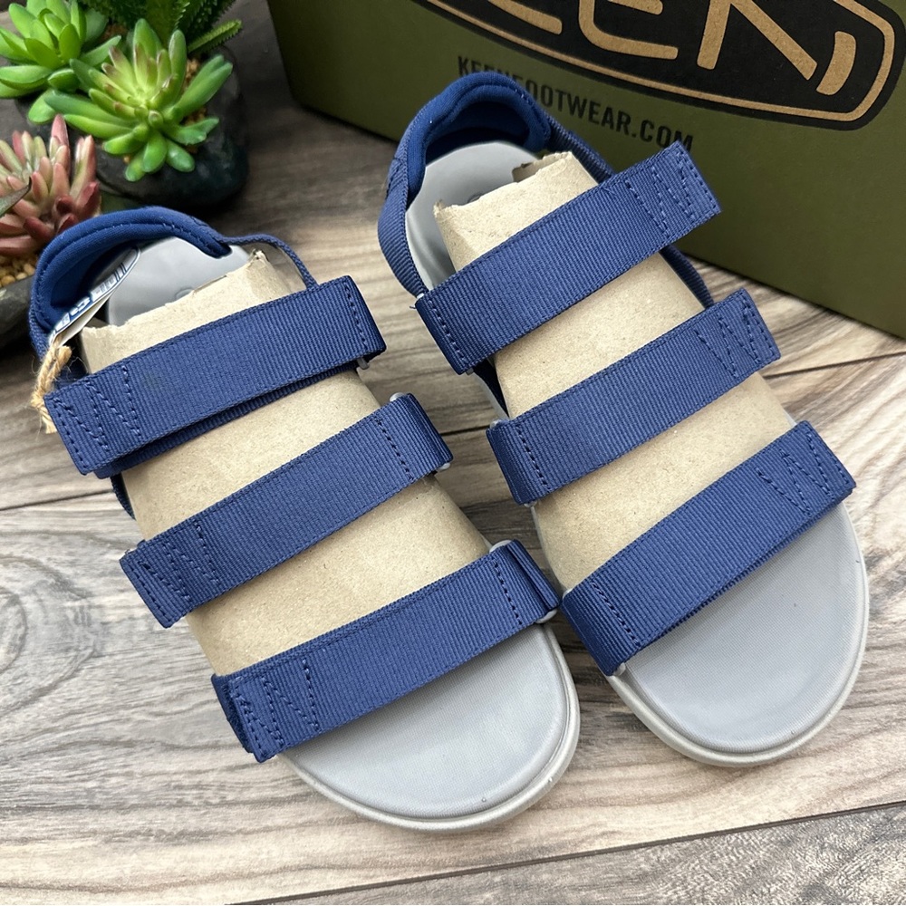 NIB Keen Elle Strappy Sport Sandal Blue Womens 8 38.5 - Picture 8 of 12